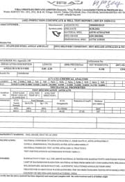 Нержавеющие уголки AISI 304/304L Сертификат на нержавеющие уголки AISI 304/304L